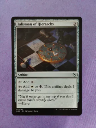 Talisman of Hierarchy - jerarquía