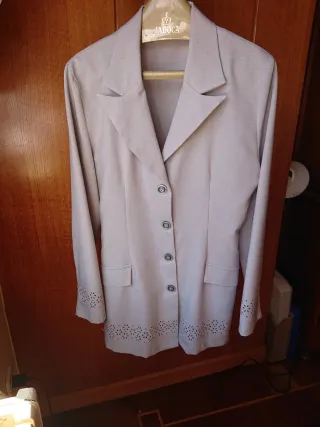 Conjunto primavera pantalón gris clarito T40/42