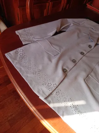 Conjunto primavera pantalón gris clarito T40/42