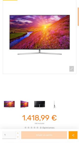 Televisor Samsung UE49KS8000 TV49 4K SUHD Smart TV