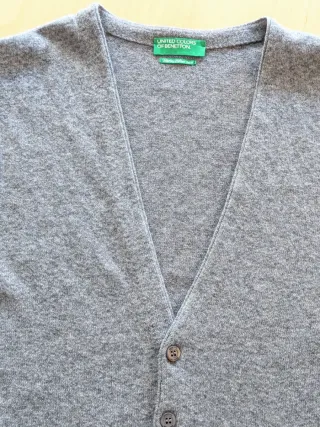 Chaleco Benetton Lana Merino Talla L
