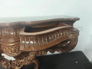 Consola Luis XV madera tallada