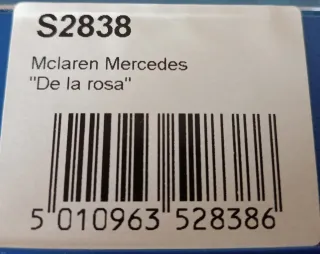 Coche Superslot McLaren Mercedes 1:32