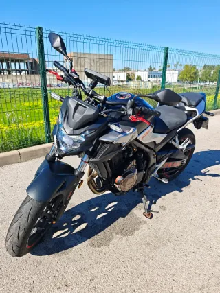 Honda CBF500 Naked Negra/Plata