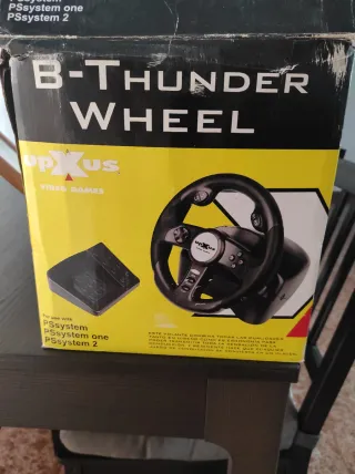 Volante y Pedales uP-Xus para PS1 y PS2