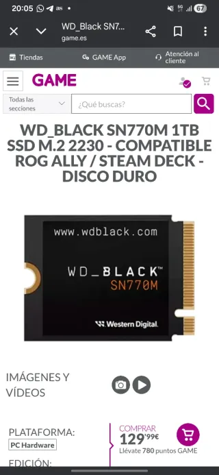 Asus ROG Ally Z1 Extreme 1TB