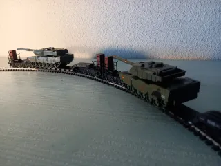 Carri Fleischmann con carri armati