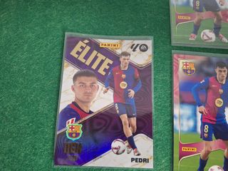 Lote 5 cartas Pedri FC Barcelona Elite