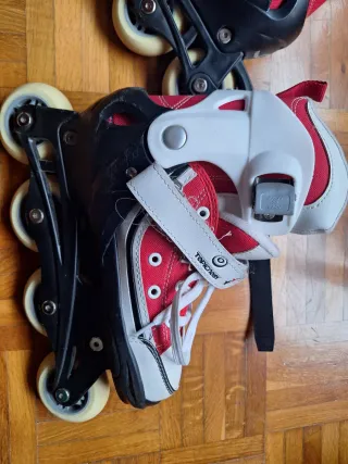 Patines en línea ajustables T34-37 + protecciones