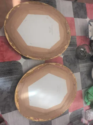 Dos cuadros al óleo de rosas