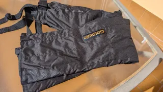 Traje de esquí vintage negro mujer T38