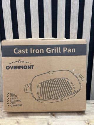 Sartén Parrilla Hierro Fundido OVERMONT