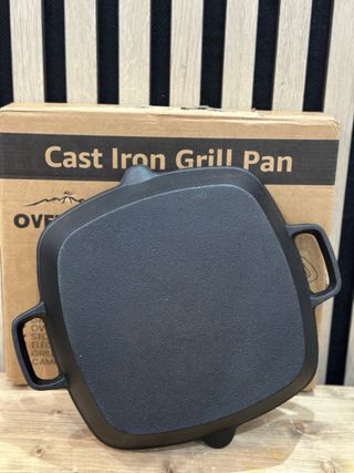 Sartén Parrilla Hierro Fundido OVERMONT