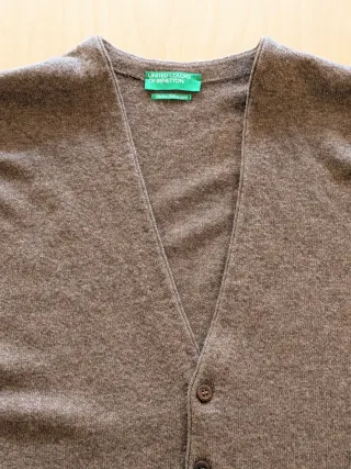 Chaleco Benetton Lana Merino Talla L