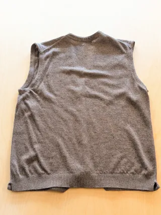 Chaleco Benetton Lana Merino Talla L