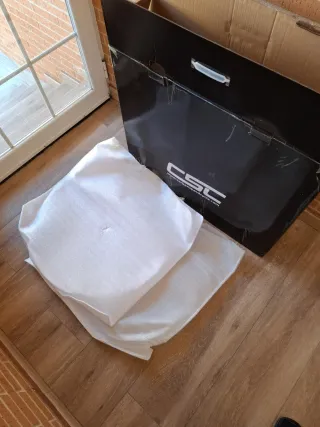 Caja embalaje ruedas bicicleta