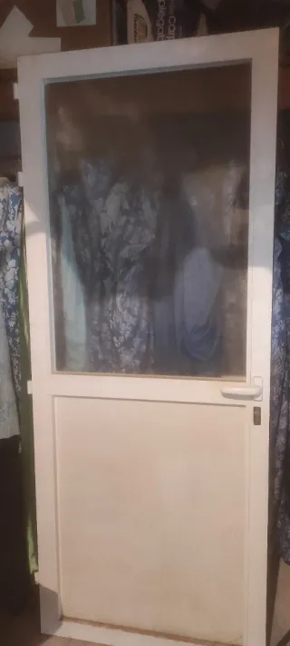 5 Puertas Baño Cristal Translúcido Blanca