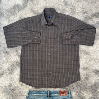 Camisa Tommy Hilfiger Cuadros Gris/Blanca