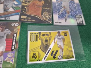 Lote cromos Real Madrid: Valverde, Bellingham, Gul