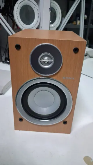 Pareja Altavoces Sony Marrones y Beige