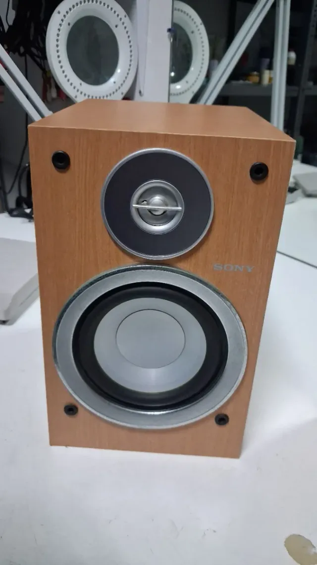 Pareja Altavoces Sony Marrones y Beige