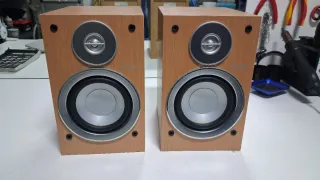 Pareja Altavoces Sony Marrones y Beige