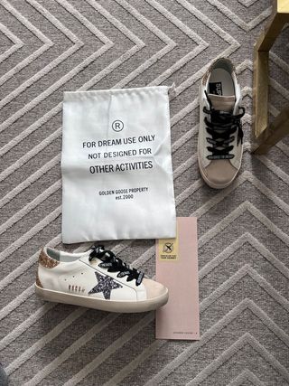 Golden Goose Zapatillas Talla 38 Beige/Blanco