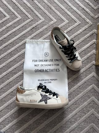 Golden Goose Zapatillas Talla 38 Beige/Blanco