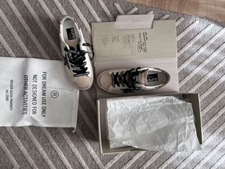 Golden Goose Zapatillas Talla 38 Beige/Blanco