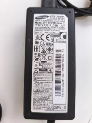Cargador Samsung 14V 1.786A 25W Original