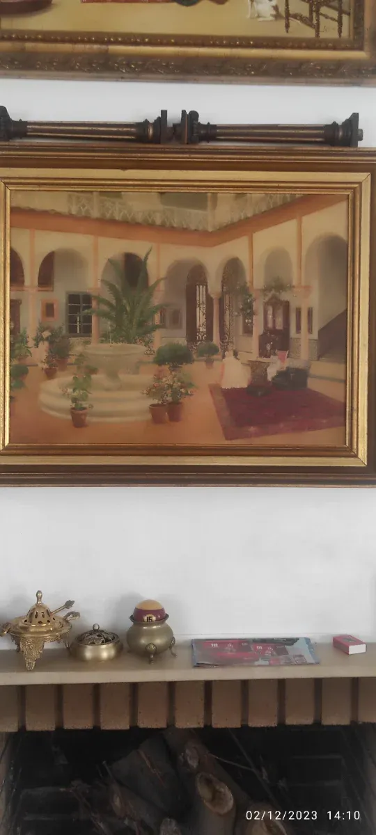 Quadro ad olio su tavola Scuola di Siviglia