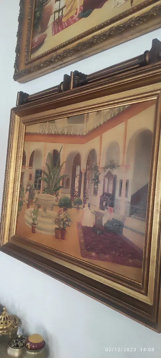 Quadro ad olio su tavola Scuola di Siviglia