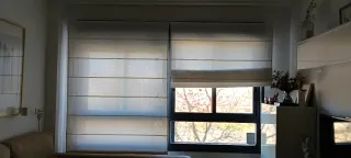 2 Estores Beige Loneta