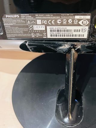 Monitor Philips 227E LED Nero