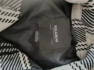 Chaqueta cuadros Pull&Bear mujer