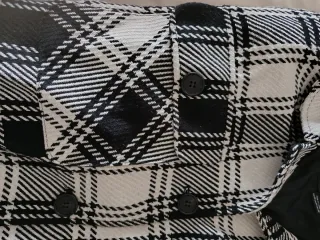 Chaqueta cuadros Pull&Bear mujer