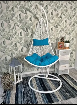 Columpio huevo jardín