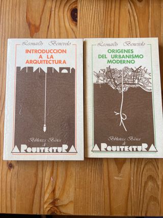 Libros de Arquitectura Leonardo Benevolo