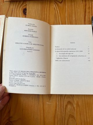 Libros de Arquitectura Leonardo Benevolo