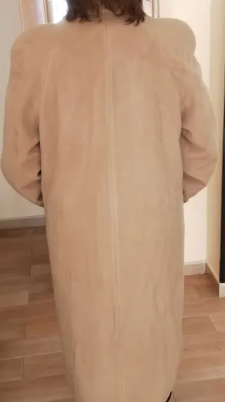 Abrigo clásico lana camel