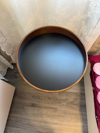 Tavolino Kave Home legno e metallo