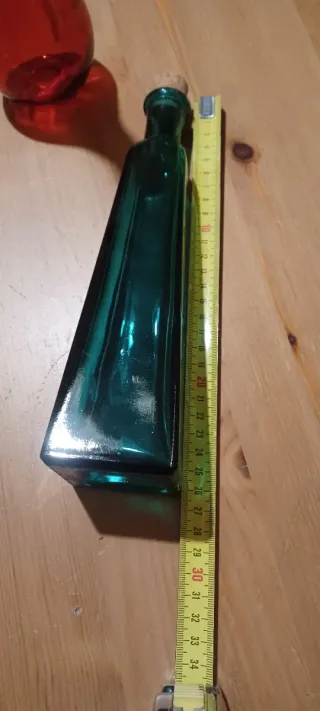 4 bottiglie vintage colorate