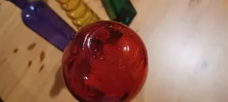 4 bottiglie vintage colorate