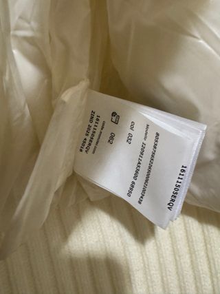 Chaqueta Moncler Lana Blanca