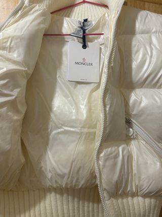 Chaqueta Moncler Lana Blanca