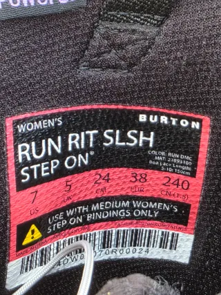 Botas Snowboard Burton Ritual Slush Step On 38