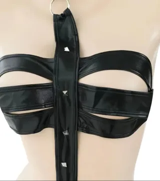 Harness borchie lingerie sexy perizoma set of king