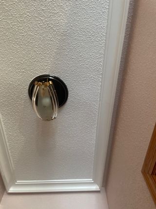 Lámpara de comedor negra y dorada