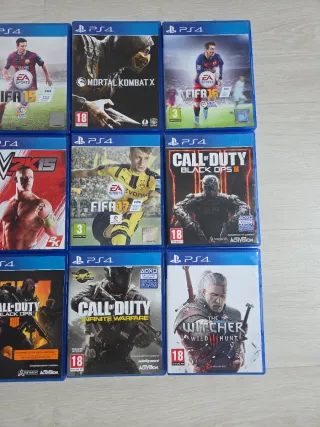 Pack Juegos PS4: FIFA, Call of Duty, GTA V, Witche