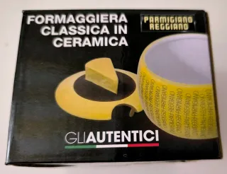 Formaggiera Parmigiano Reggiano in ceramica